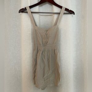 J. Crew Silk Grey tank top